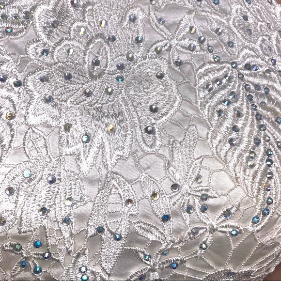 Dave & Johnny Formal 2-Piece Red & White Dress Sz 7/8 - Picture 6 of 16